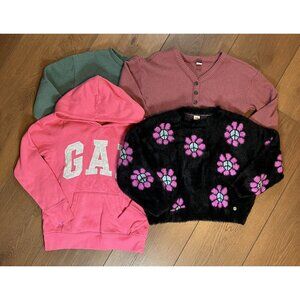 Mixed Brand Girls S-M (7/8) Longsleeve  Sweater Sweatshirt Top Bundle
